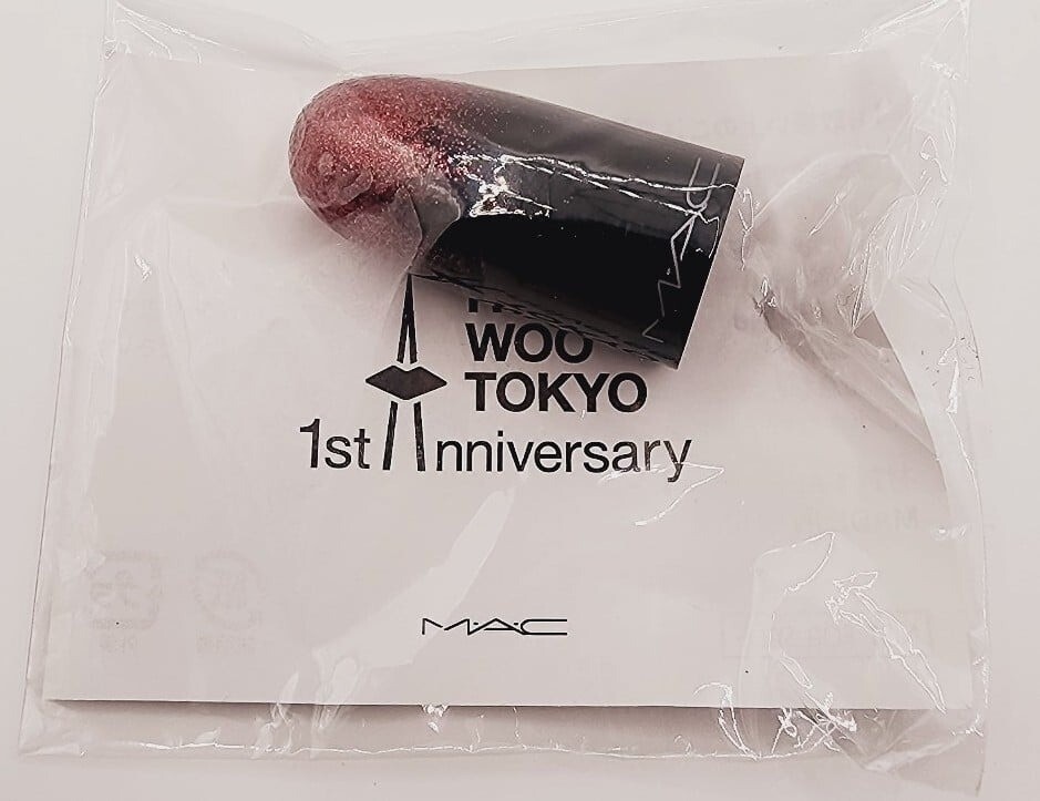 MAC Cosmetics 1st Anniversary Ruby Woo Tokyo Lipstick Tube Cap NEW-image