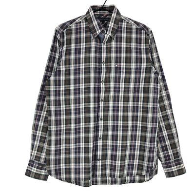 TOMMY HILFIGER Shirt Lässig Karo Herren Größe S