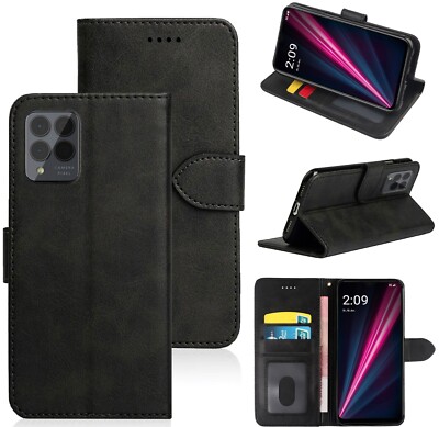 Hülle für T Phone Pro 5G Tasche Book Style Schutz Cover Bumper Etui Wallet Case