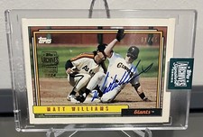 2024 Topps Archives Signature Retired Giants Matt Williams 1992 Auto #01/45