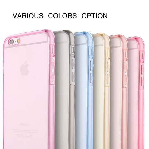 Apple iPhone 6/6 PLUS 6s/6s Plus Soft TPU Thin Slim Gel Case Crystal Clear Cover - Picture 2 of 8