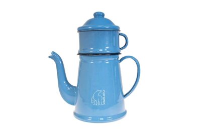 NORDISK Outdoor Camp Hollow Madam Blue Coffee Pot | eBay