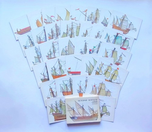 History of the ship 32 postcards. Complete set История корабля - Picture 2 of 13