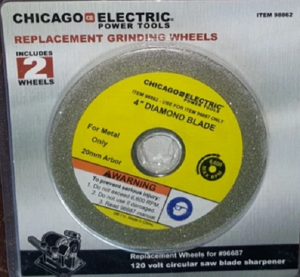 Sharpening Replacement Wheels For The 120 Volt Circular Saw Blade Sharpener Disc - Image 2 of 2