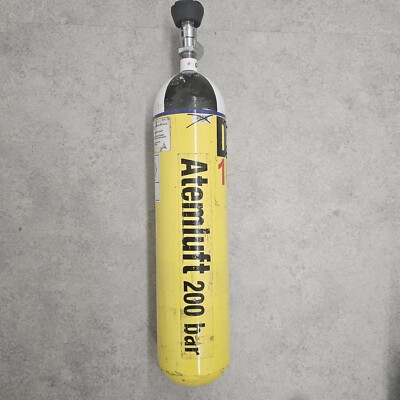 4L Atemluftflasche Pressluftflasche Tauchflasche 200 Bar ohne TÜV  !