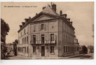 Theme THE BANK - the BANQUE DE FRANCE - POSTCARD 23 - GUERET 3