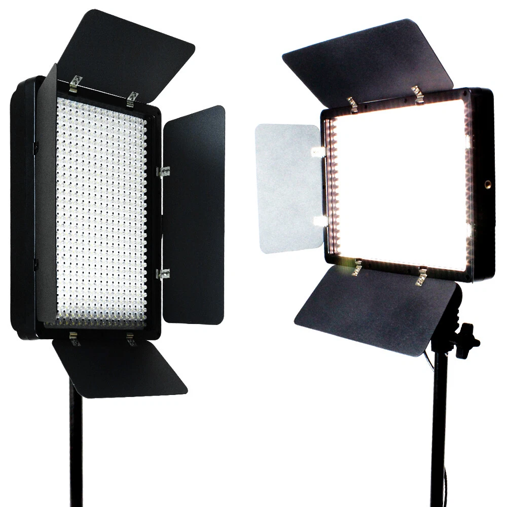 2 X 500 Led Light Panel Kit Photography