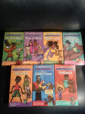 Happily Ever After African American culture kids cartoons tv rare lot of 7 VHS 