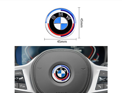 Logo Embl&egrave;me Volant BMW 45mm Bleu Blanc - Bmw - Rakuten