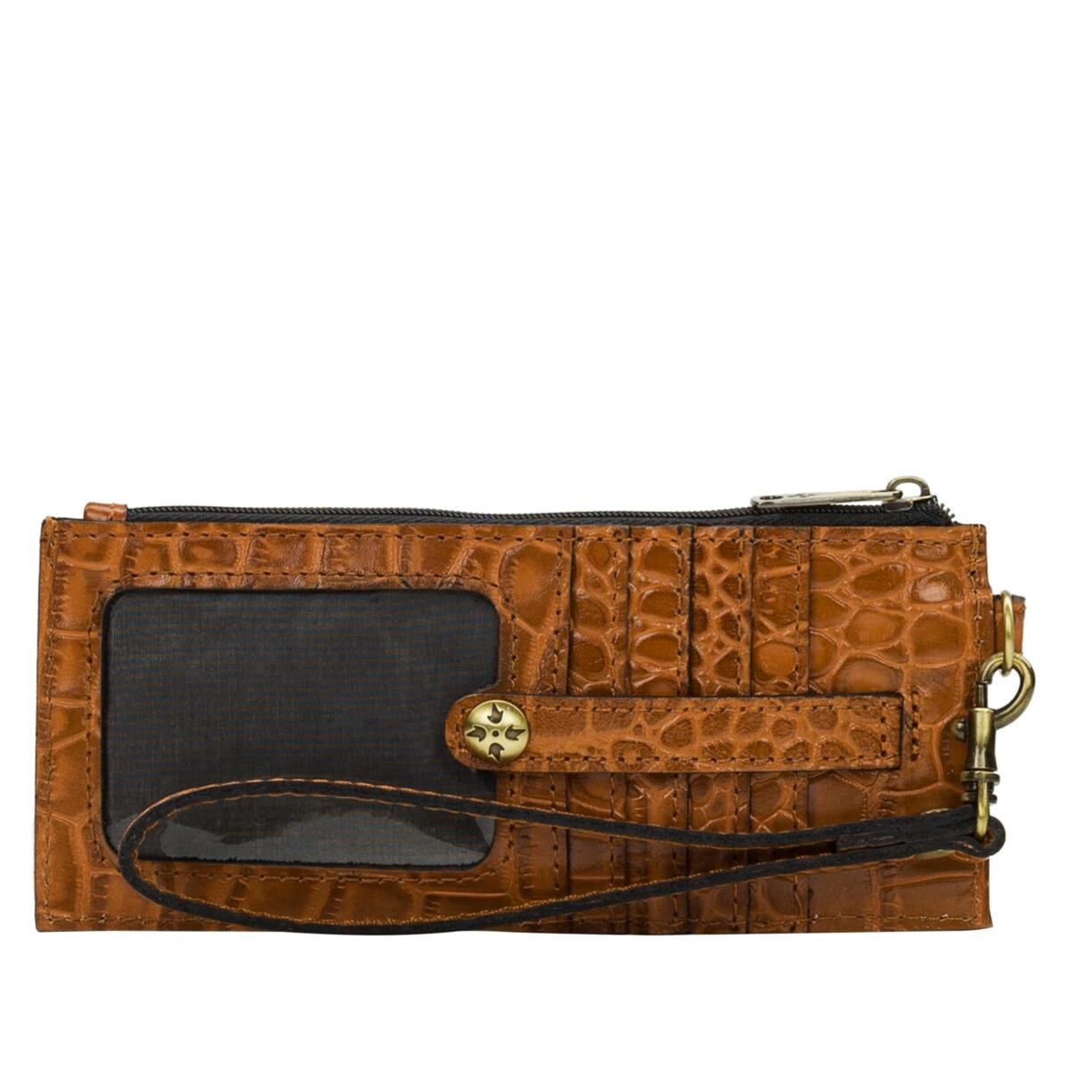 Patricia Nash Alanna Leather Credit Card Wristlet Wallet, CHOOSE