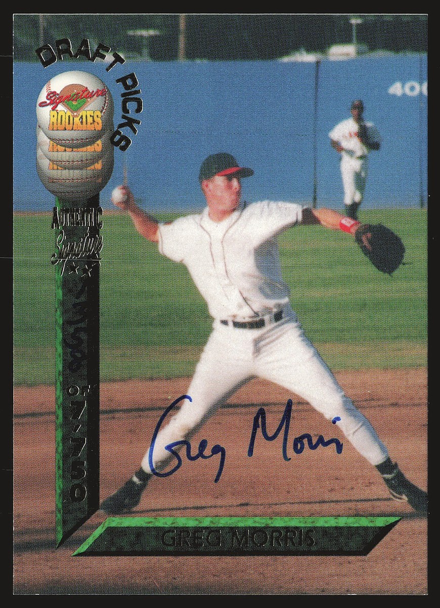 greg morris graded cards 1994 Signature Rookies Draft Picks #83 Signatures AU,SN My Experience with Greg Morris