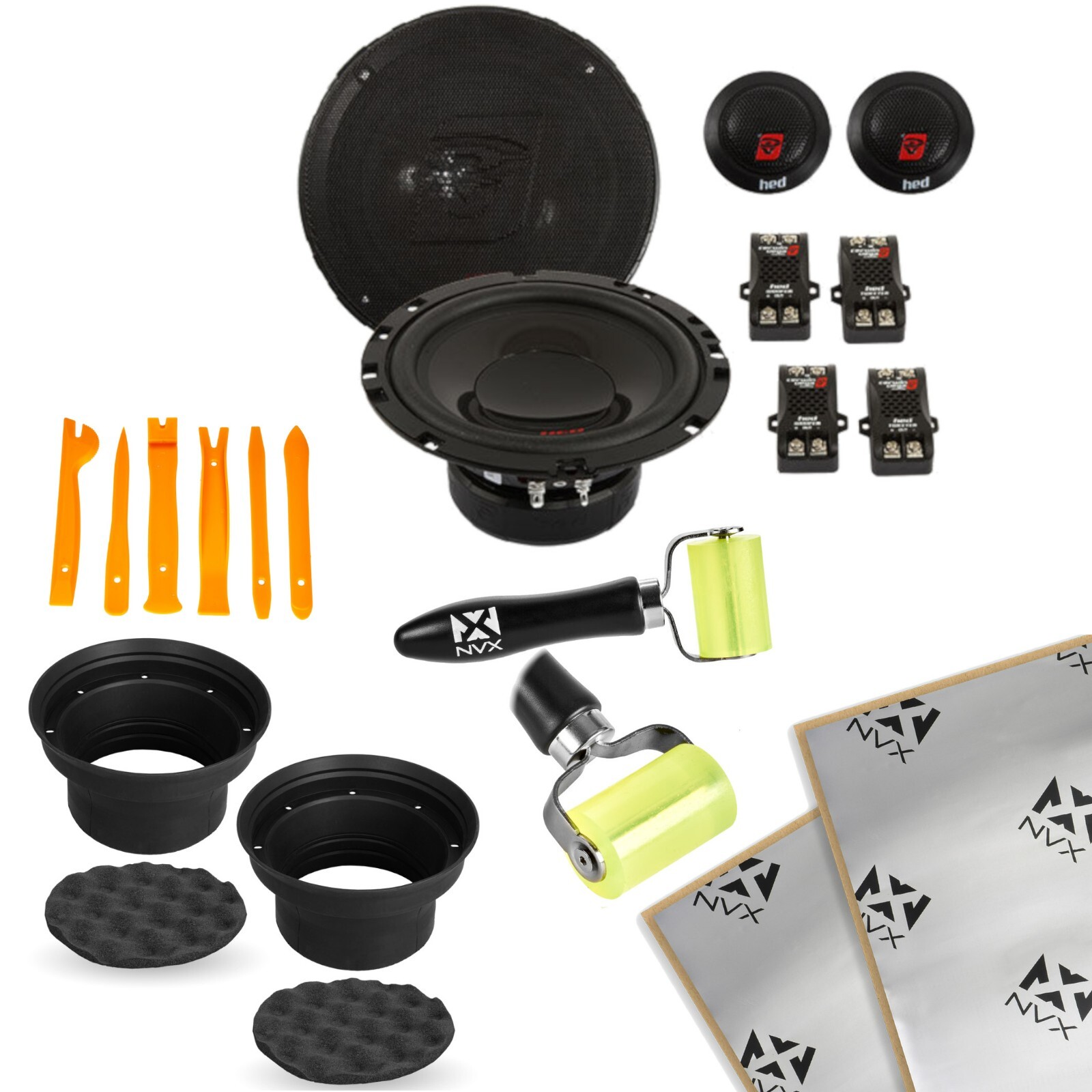 Автомобильные колонки Cerwin Vega H765C мощностью 120 Вт 65-компонентные с комплектом для установки динамиков NVX 1989000₽