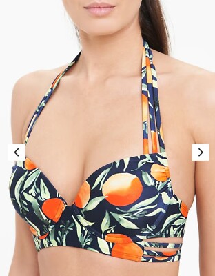 Matalan Padded Bikini Top Size 32D Bnwt