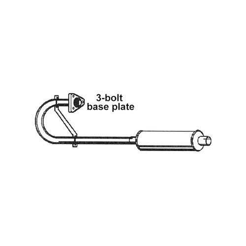 Muffler fits Massey Ferguson 135 187184M91 eBay
