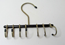 Vintage Neck Tie Rack Hanger 7 Tie Organizer Holder Metal KR