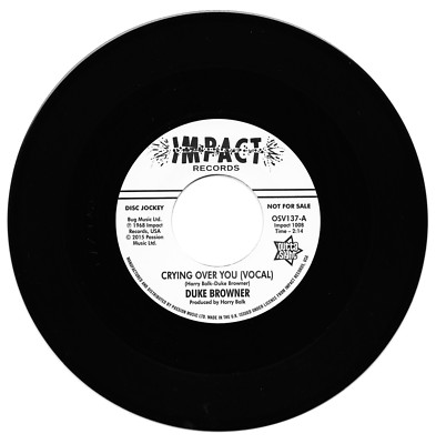 Duke Browner Crying Over You / Instrumental Northern Soul Listen