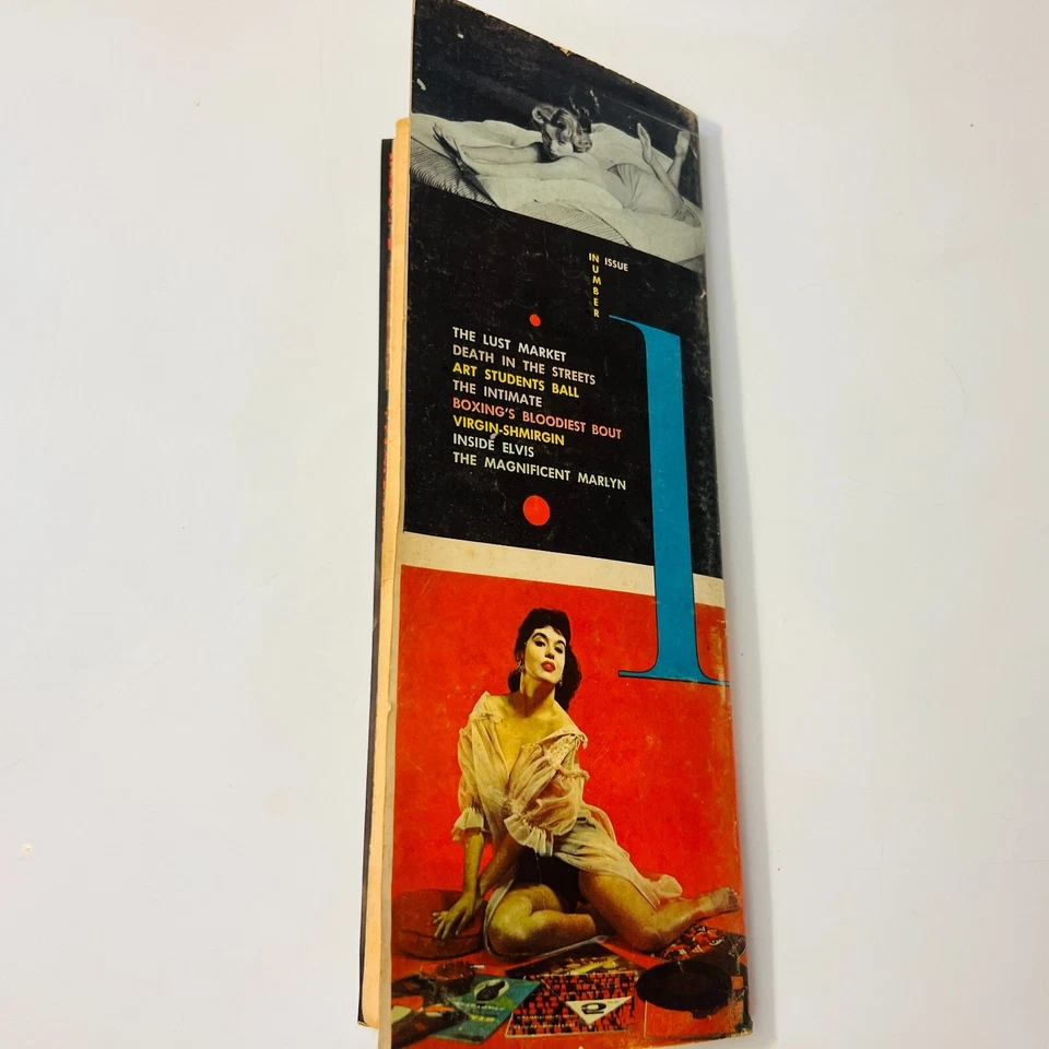 Винтажный мужской журнал чизкейк Hi май 1957 первое издание высокий формат - Изображение 2 из 2