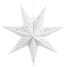 Paper Lampshade Star Shaped Decorative Light Cover 45cm Hollow Out Light Cover