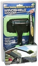 Telebrands Windshield Wonder Microfiber Long Handled Cleaning Tool
