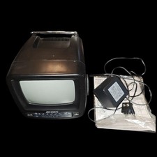 Jensen J53-BWR 5" Portable Black  White TV CRT AM FM AC DC Retro Gaming Works