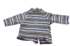 Pleasant Company American Girl 1996 School Jumper Striped Shirt Knit Turtleneck