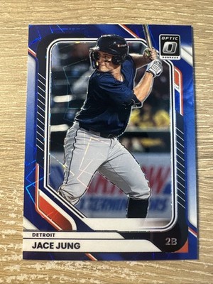 2026 Panini Donruss Optic - JACE JUNG - Blue Velocity SP - Detroit Tigers