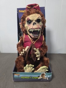 Spirit Halloween Monkey Chimes Animatronic Doll