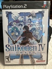 Suikoden IV PS2 BRAND NEW FACTORY SEALED Konami RPG Rare PlayStation 2