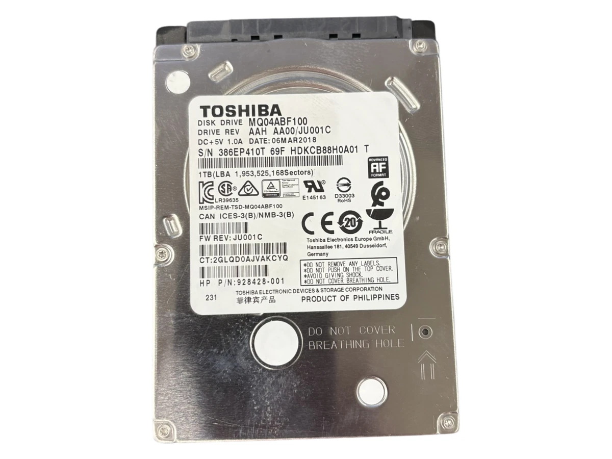 Toshiba 1 TB Internal Hard Disk Drives for sale | eBay
