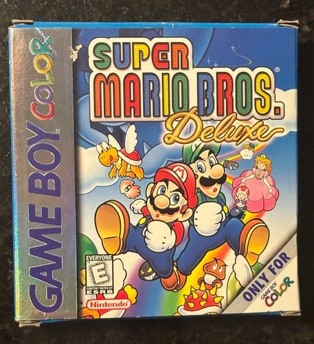 Nintendo Game Boy Color Super Mario Bros. Deluxe Complete In Box CIB