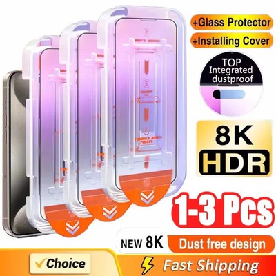 1-3Pcs Oleophobic Coating HD Screen Protector