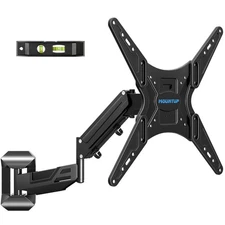 MOUNTUP Height Adjustable TV Wall Mount for 26-55 Inch TVs, Gas Spring Full M...