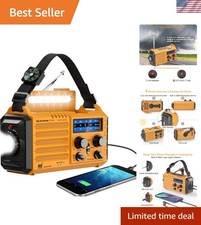 Survival-Ready NOAA Weather Radio: Solar, Hand Crank, USB Multi-Functionality