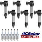 6 Ignition Coil + ACDelco Iridium Spark Plug For Cadillac GMC Chevrolet UF569