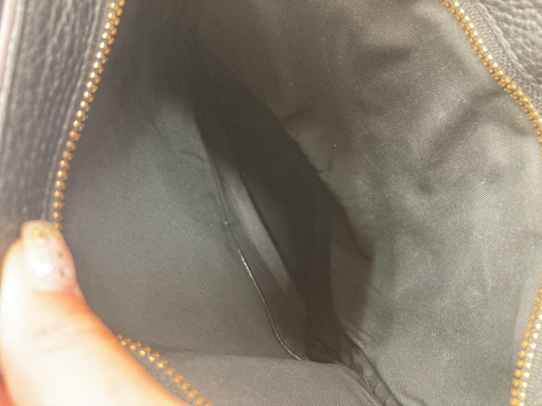 Tory Burch McGraw Shoulder Bag Leather Black Tassel Women's From Japan thumbnail 8