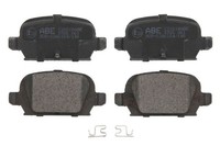 Hinterachse Abe C2X018ABE Bremsbelagsatz, Scheibenbremse FüR Fiat,Lancia,Opel,Va