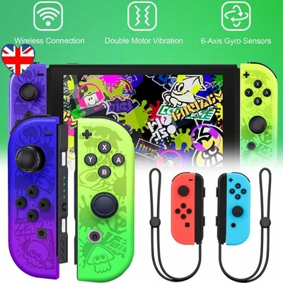 GENERIKUM For Nintendo Switch Joy Con Controller Left & Right Wireless Pair Gamepad Joypad
