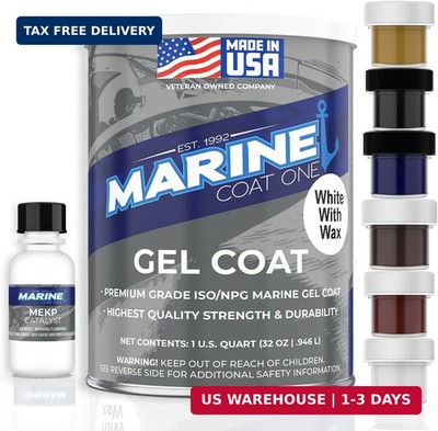 Iso/Npg Gel Coat White with Wax with MEKP Catalyst for Hardening, with 6 Color T