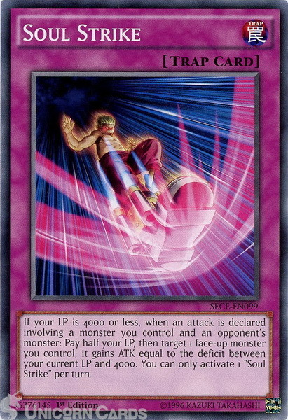 SECE-EN099 Soul Strike Common 1st Edition Mint Yu-Gi-Oh! Card