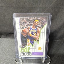 Panini 2020-21 Donruss All-Time League Leaders Wilt Chamberlain Lakers #9 Insert