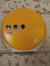 Sony D-EJ360 Portable CD Walkman Player Yellow TESTED/WORKING