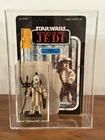 Vintage Kenner Star Wars Logray Ewok w/65 Back Cardback & Case NO COO