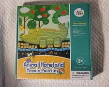 Jar Melo Kids Pictures Mosaics painting Kit - Animal Homeland Creative Art Kit