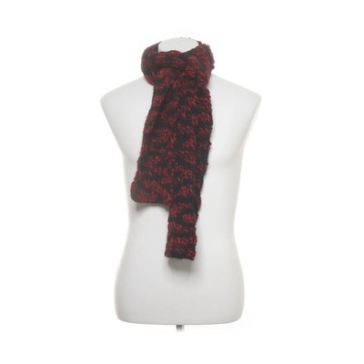 Schal, Unisex (Erwachsene), Rot/Schwarz, 160 cm, 25 #Agi