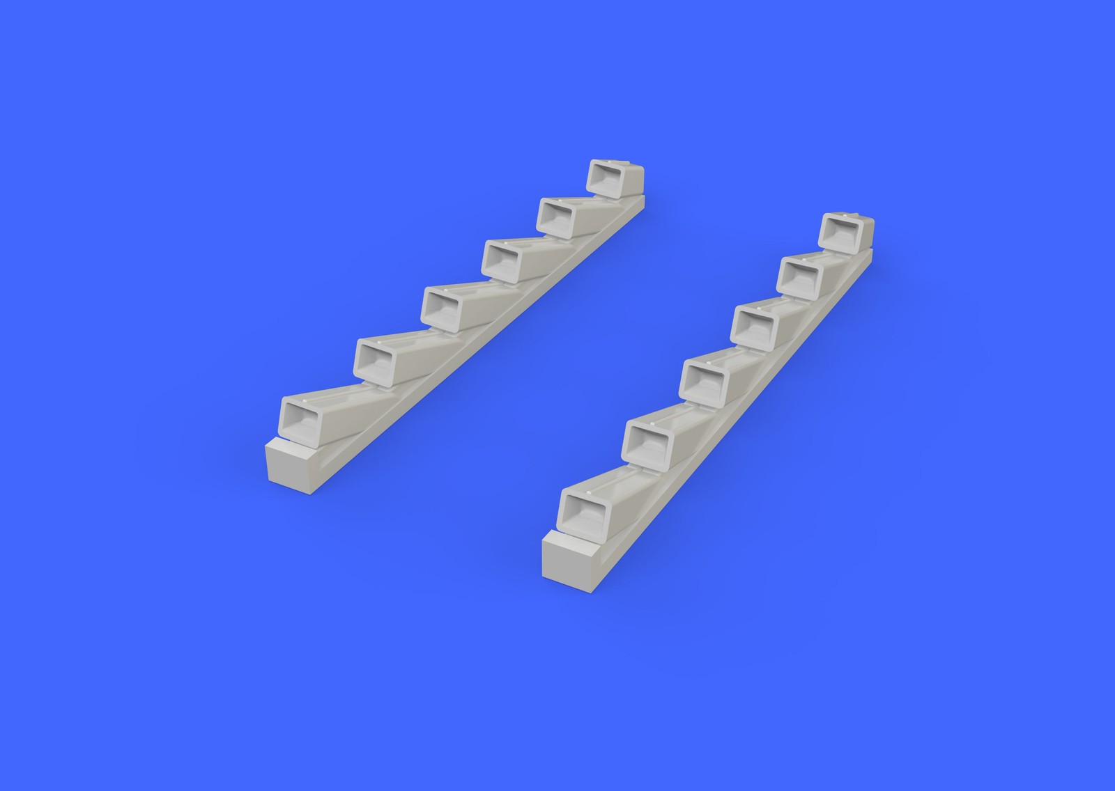 Eduard Accessories 648281 - 1:48 Mc.202 Exhaust Stacks for Eduard/Hasegaw - Resi