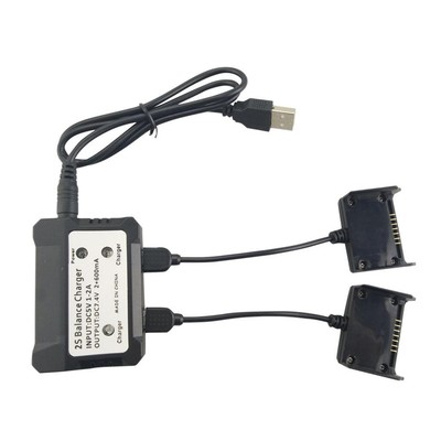 2IN1 Lipo Akku 2S 7,4V USB Balance Ladegerät Für MJX Bugs 3 Pro B3pro