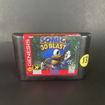 Rare Sonic 3D Blast SEGA Genesis Video Game Platformer Action Blockbuster