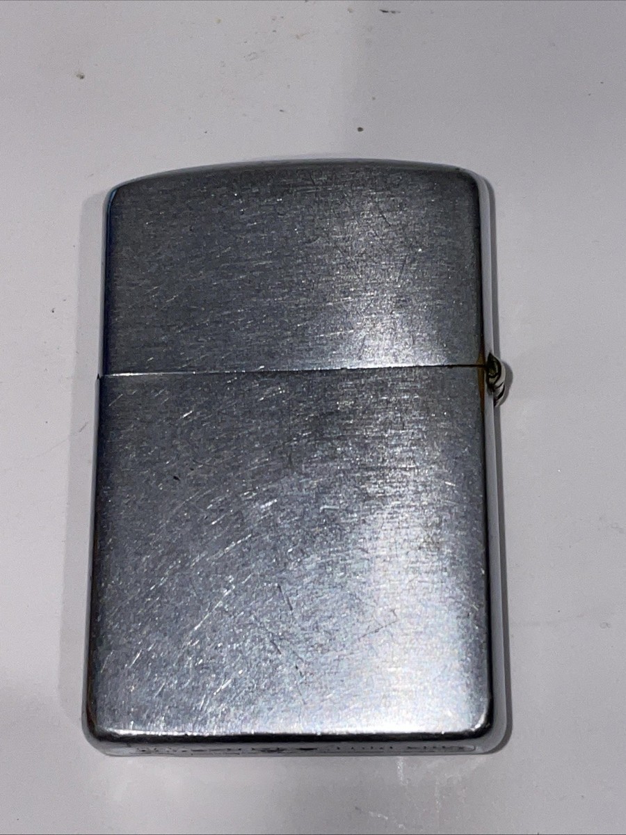 Vintage 1950s Sandusky Cement Products Co. Chrome Zippo Lighter