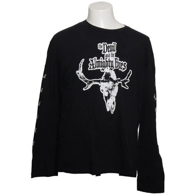 Gildan Softstyle, Langarmshirt, Größe: L, Schwarz, Baumwolle, Print #JAw