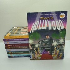 Who HQ Book Lot Who Was? Who Is? What Is? Lot Of 10 Books Hardcover